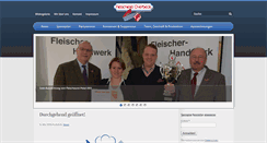 Desktop Screenshot of fleischerei-overbeck.de