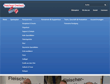 Tablet Screenshot of fleischerei-overbeck.de